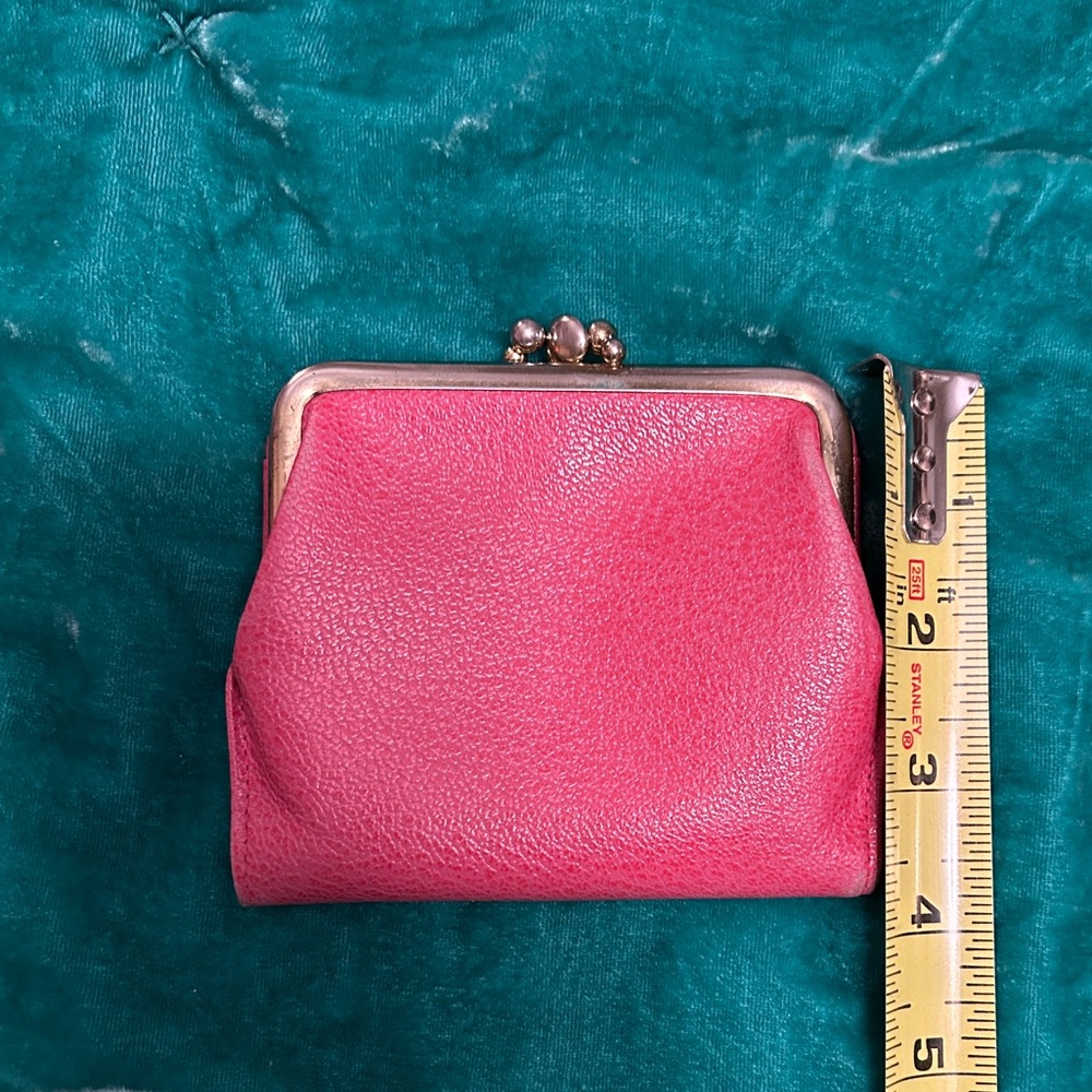 Vintage Bubble Gum Pink Leather St Thomas Wallet
